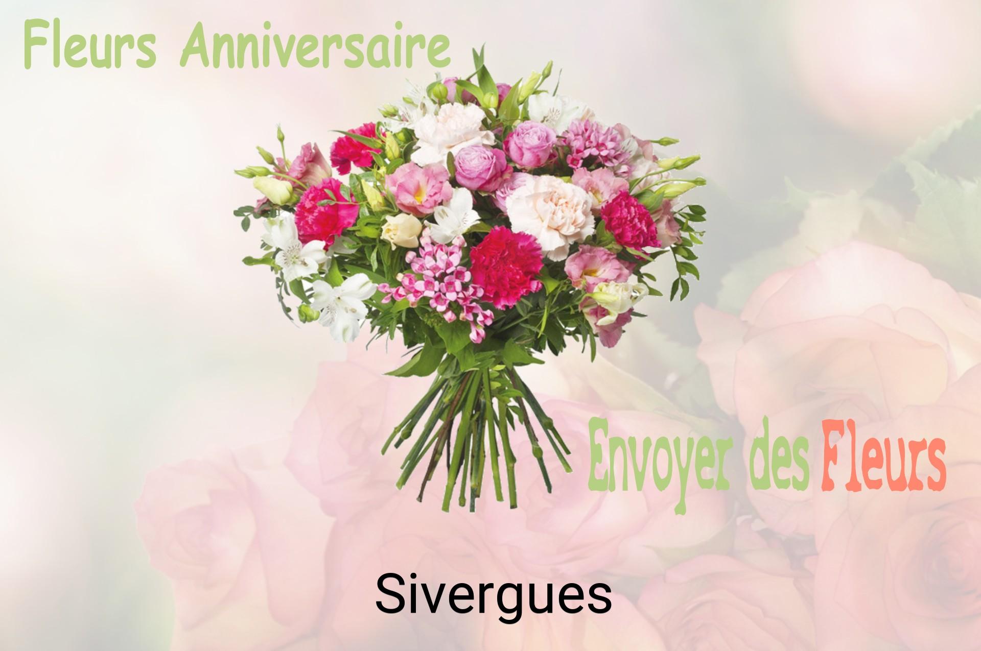 Bouquet de fleurs d’anniversaire livré à Sivergues