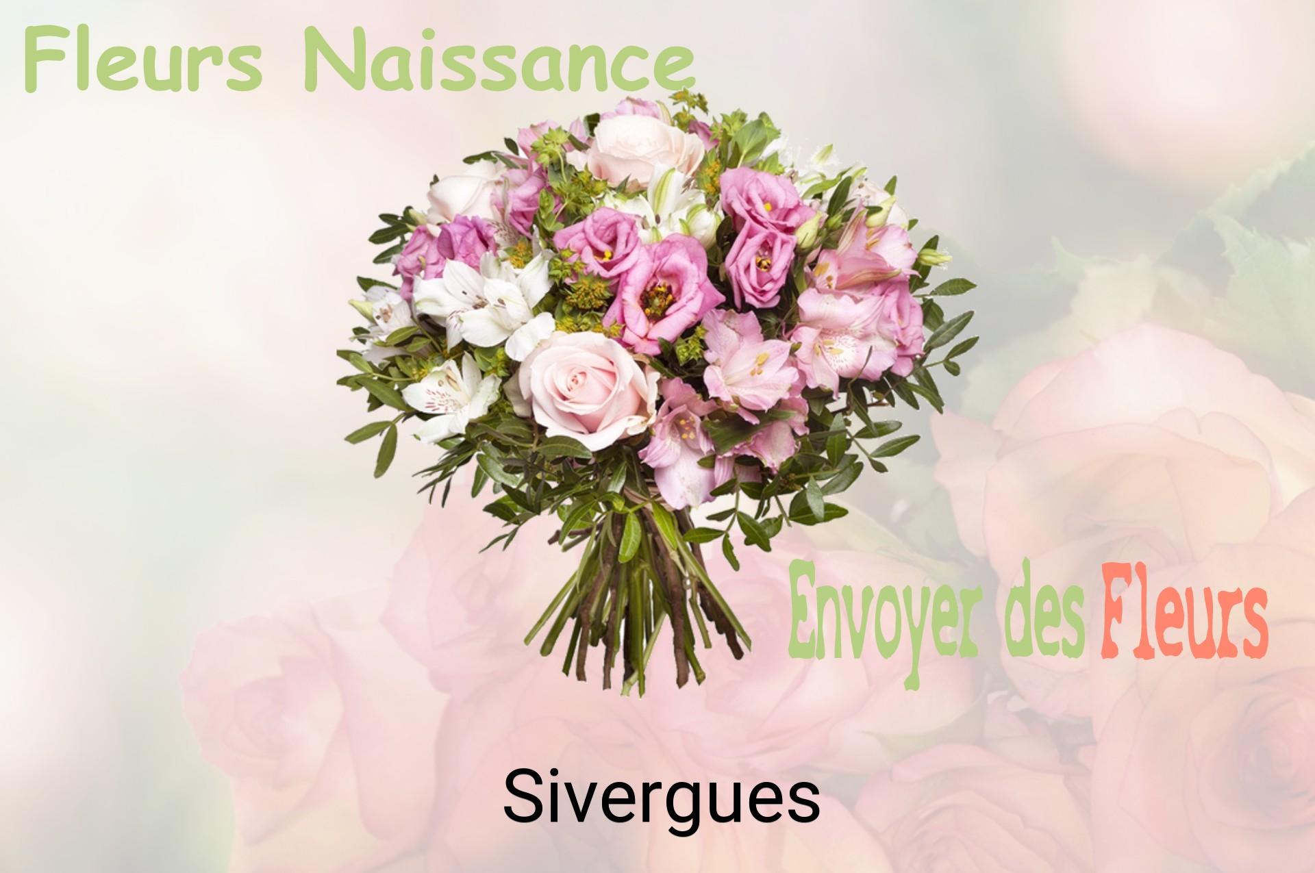 Bouquet de fleurs de naissance livré à Sivergues